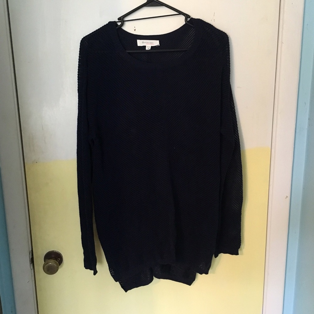 Navy tunic sweater